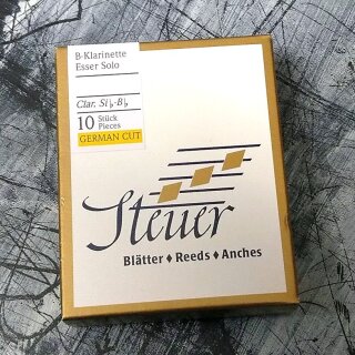 STEUER Esser Solo deutsche Bb- Klarinette-Blätter (10er Packung) 3