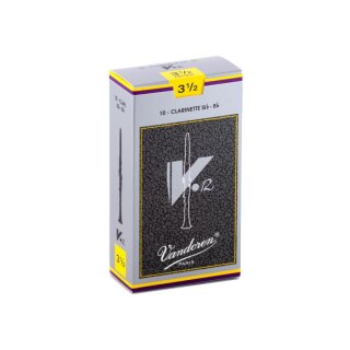 VANDOREN V12 Bb-Boehmklarinette-Blätter (10er Packung) 3,5