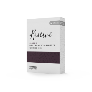 DADDARIO Organics Reserve Classic Blätter für deutsche Klarinette (10er Packung) 2,0
