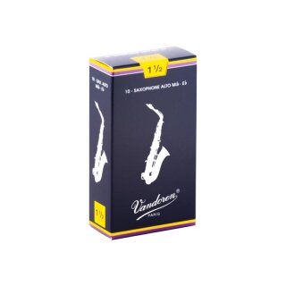 VANDOREN Traditional Altsaxophon-Blätter (10er Packung) 1,5