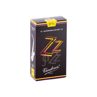 VANDOREN ZZ Altsaxophon-Blätter (10er Packung) 2,5