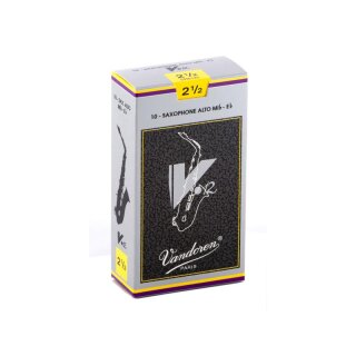VANDOREN V12 Altsaxophon-Blätter (10er Packung) 2,5