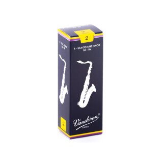 VANDOREN Tradition-Blätteral Tenorsaxophon-Blätter (5er Packung) 2,0