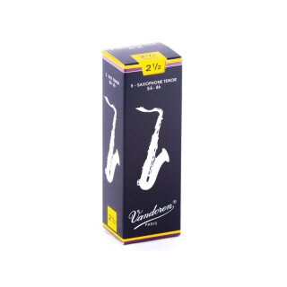 VANDOREN Tradition-Blätteral Tenorsaxophon-Blätter (5er Packung) 2,5