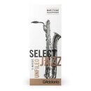 DADDARIO Organics Select Jazz Blätter für Baritonsaxophon (5er Packung) 4 Soft unfiled