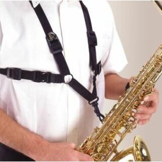 BG S42SH Schultergurt für Saxophon, Rucksackgurt Kinder