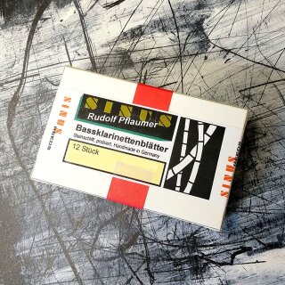 PFLAUMER Sinus deutsche Bassklarinette-Blätter (12er Packung)