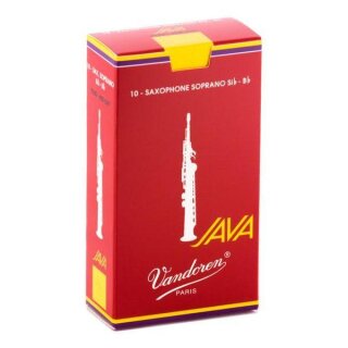 VANDOREN Java filed Red cut Sopransaxophon-Blätter (10er Packung)