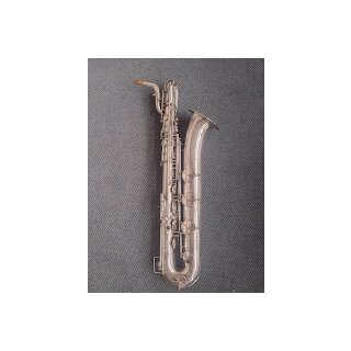Baritonsaxophon "Weltklang", versilbert, inkl. Koffer, SN: 808