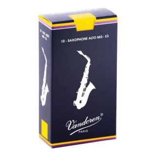 VANDOREN Traditional Altsaxophon-Blätter (10er Packung)