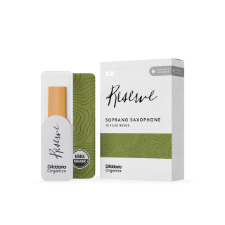 DADDARIO Organics Reserve Sopransaxophon-Blätter (10er Packung)