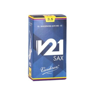 VANDOREN V21 Blätter für Altsaxophon (10er Packung) 3,5