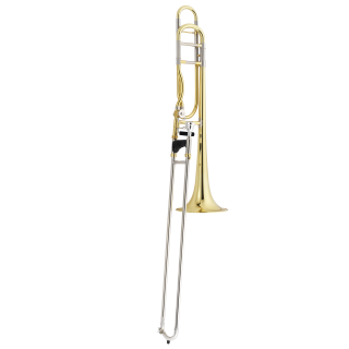 JUPITER Bb/F Posaune JTB710FRQ "Ergonomic PLUS", Quartventil, Goldmessing, lackiert