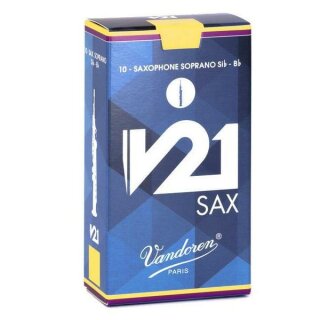 VANDOREN V21 Blätter für Sopransaxophon (10er Packung)