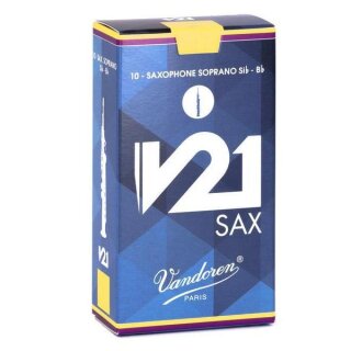 VANDOREN V21 Sopransaxophon-Blätter (10er Packung)