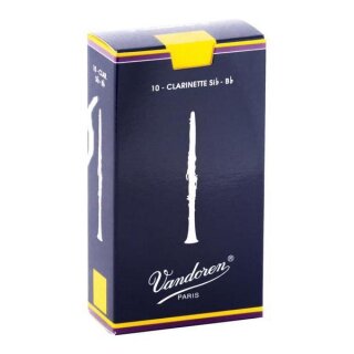 VANDOREN Traditional Bb-Boehmklarinette-Blätter (10er Packung)
