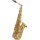 SELMER AXOS Altsaxophon Goldlack, mit Gravur, Etui Axos, Mundstück Selmer S80 C+