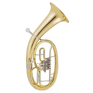 CERVENY Bb Tenorhorn, lackiert, Messing, 3 Ventile, Modell CTH521-3, gebraucht, inkl. Etui