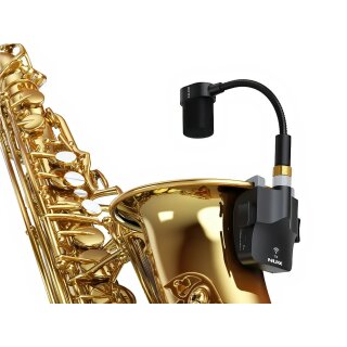 NUX Wireless Clipmikro System für Saxofon 2.4GHz mit Akku und Charging Case