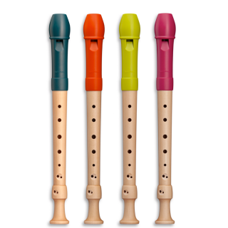 MOLLENHAUER Fipple Sopran Kunststoff/Holz, barocke Griffweise