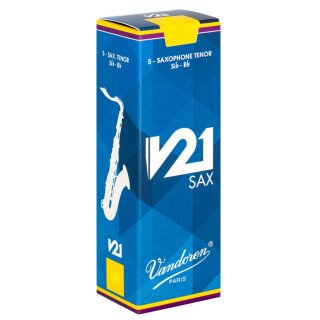 VANDOREN V21 Blätter für Tenorsaxophon (5er Packung)