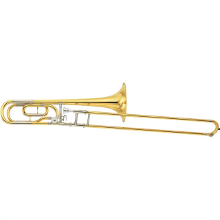 YAMAHA YSL-640 B/F Posaune mit Quartventil, ML-Bohrung, Messing Schallstück, Messing Außenzug
