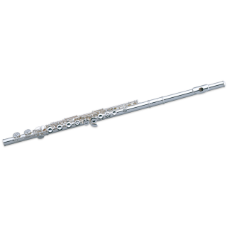 PEARL Querflöte B525 E, versilbert, Vollsilbermundlochplatte, Brezza
