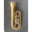 F-Tuba GERHARD SCHNEIDER (B&S), 5-ventilig, Neusilberkranz, lackiert , ohne Seriennummer