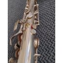 Gebrauchtes Hüller Tenorsaxophon, versilbert