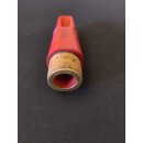 2 Klarinetten-Mundstücke, eingefärbter Kautschuk (A.Wilscher, ???) inkl, Holzkapsel und Etui