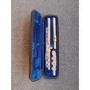 YAMAHA Querflöte YFL-372, Silberkopf mit vergoldeter Mundlochplatte, Ringklappen, H-Fuß, SN:019104