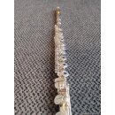 YAMAHA Querflöte YFL-372, Silberkopf mit vergoldeter Mundlochplatte, Ringklappen, H-Fuß, SN:019104