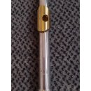 YAMAHA Querflöte YFL-372, Silberkopf mit vergoldeter Mundlochplatte, Ringklappen, H-Fuß, SN:019104