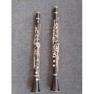 Klarinettensatz Uebel 681, deutsche Bb- & A-Klarinette gebraucht