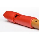 MOLLENHAUER Prima Sopran, rot, pentatonisch, barocke Griffweise